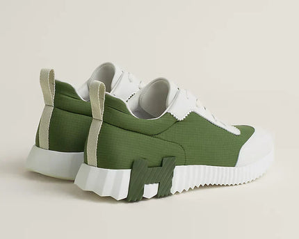 Sneakers Hermès matcha / blanc