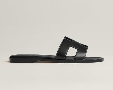 Sandales Oran Noir - Hermes