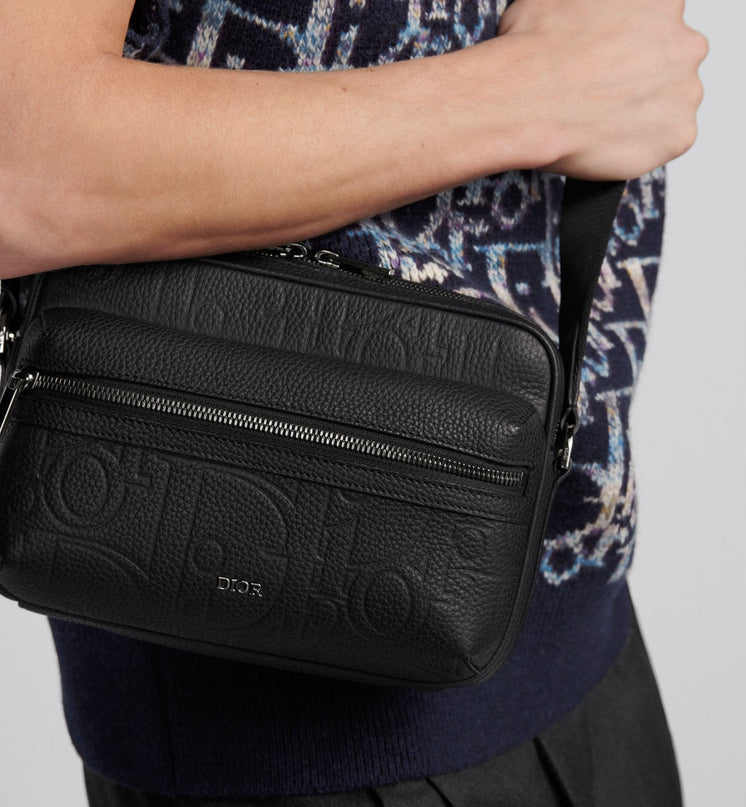 Sac Messenger zippé Rider 2.0 Dior -Noir