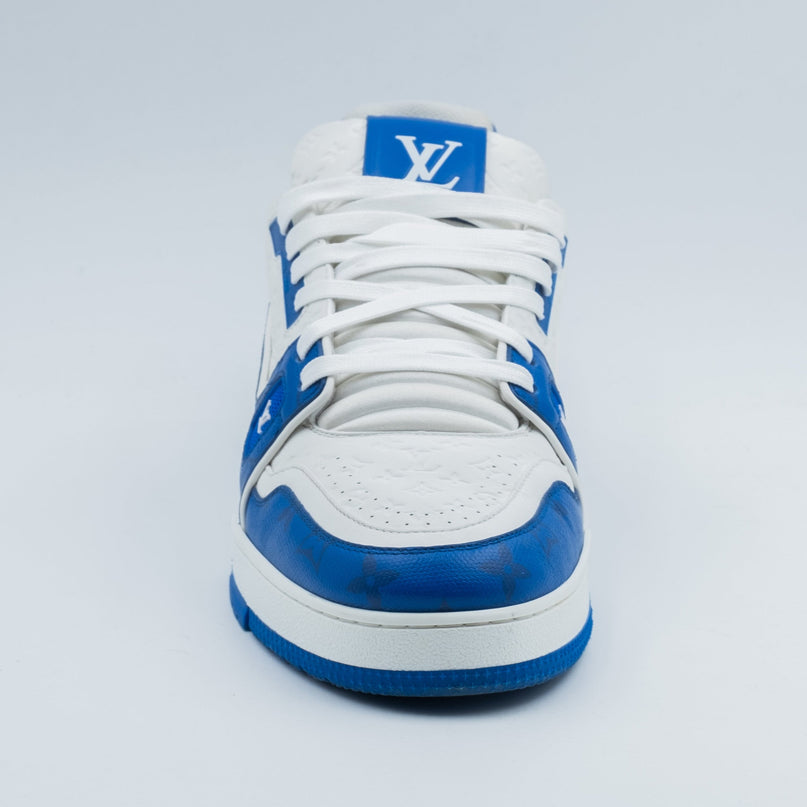 Sneaker LV Trainer Monogram Blue White
