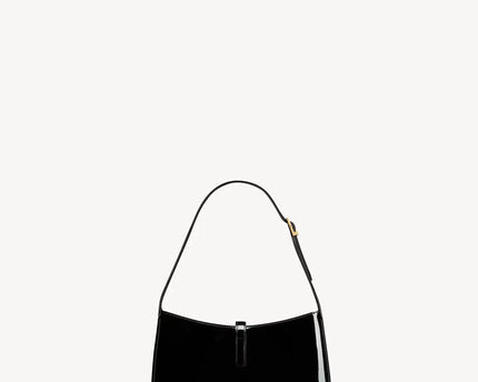 YSL - le 5 à 7 en cuir verni noir