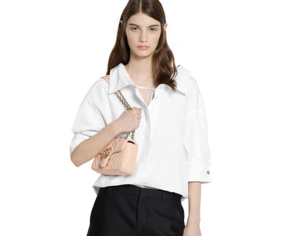 Sac à épaule GG Marmont petit format - Rose