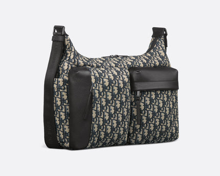 Sac Hobo Rider Soft Medium Dior - Noir Beige