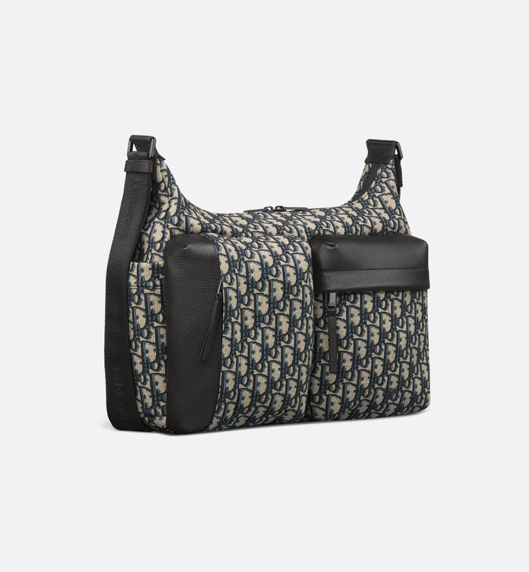Sac Hobo Rider Soft Medium Dior - Noir Beige