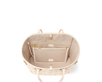 Sac Neverfull MM - LV - Beige/Rose