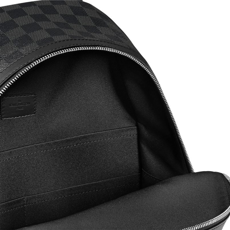 Sac à dos Discovery PM Toile Damier Graphite  - LV - Noir