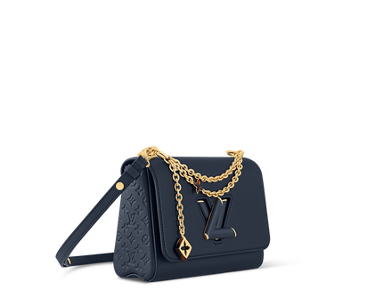 Sac Twist MM Slim - LV - Bleu nuit