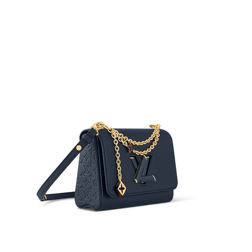 Sac Twist MM Slim - LV - Bleu nuit