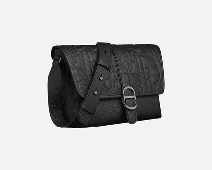 Sac Messenger à rabat Dior Daily Medium - Noir