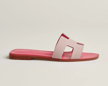 Sandales Oran - Porcelaine rose - Hermes