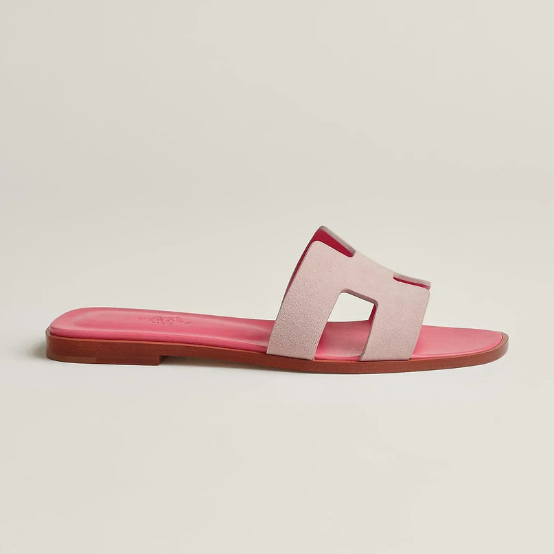 Sandales Oran - Porcelaine rose - Hermes