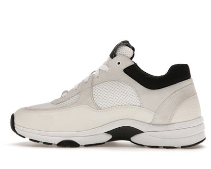 Chanel Low daim blanc/noir