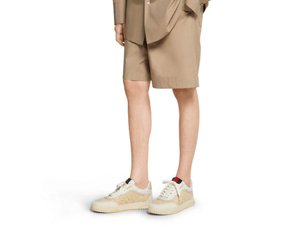BASKETS GUCCI RE-WEB POUR HOMME - SAUMON