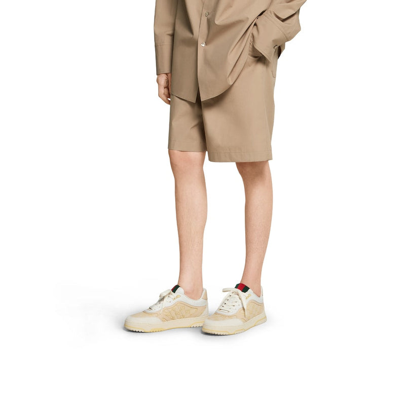 BASKETS GUCCI RE-WEB POUR HOMME - SAUMON