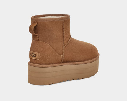 Botte UGG Classic Mini À Platforme - Marron