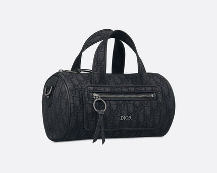 Sac Messenger zippé Dior - Noir