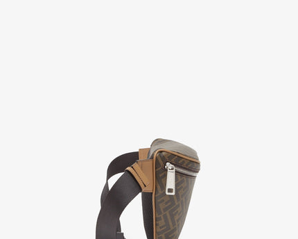 Sac banane Fendi Diagonal - Marron