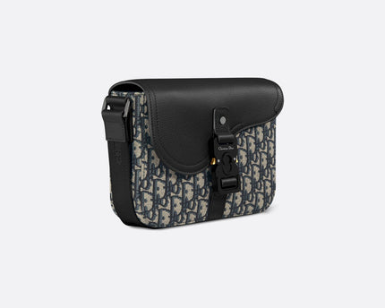 Sac Messenger à rabat Saddle Small Dior - Beige Noir
