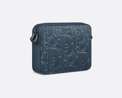 Triple Pouch Saddle Dior - Bleu