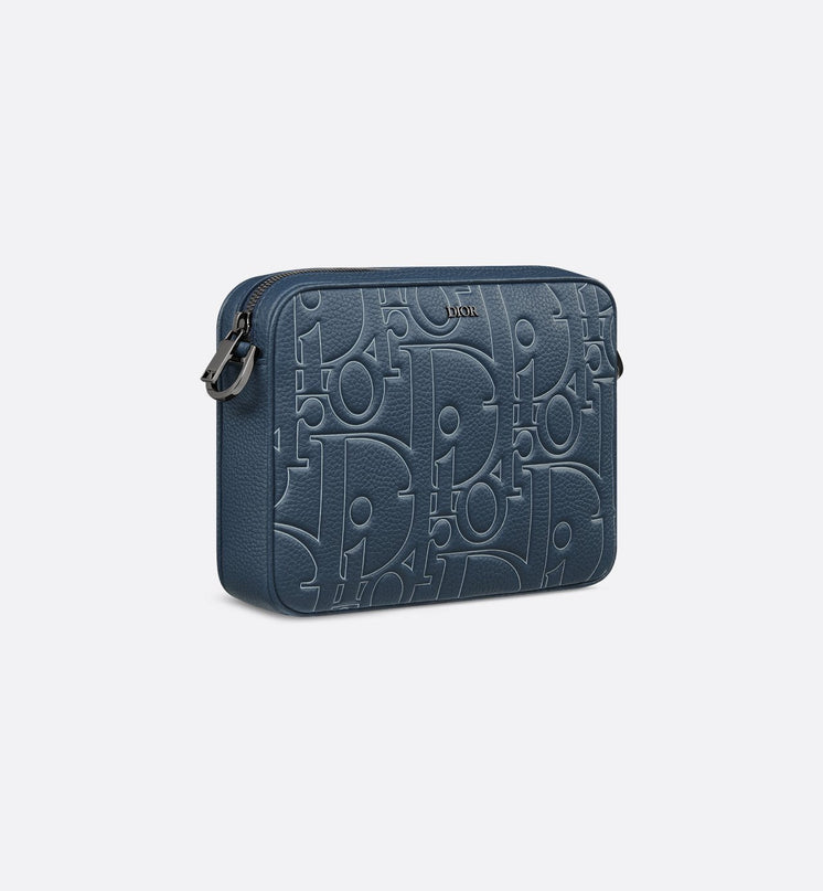 Triple Pouch Saddle Dior - Bleu