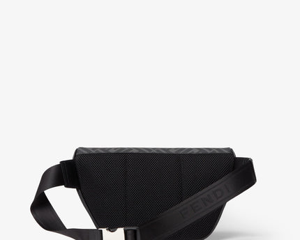 Sacoche banane Fendi Diagonal - Noir