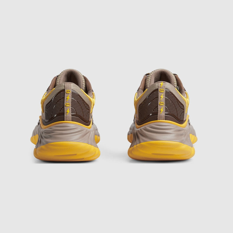 BASKETS GUCCI RIPPLE POUR HOMME - JAUNE