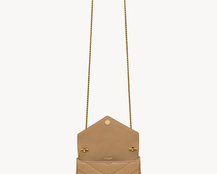 LOULOU MINI EN CUIR D'AGNEAU  - YSL - Beige