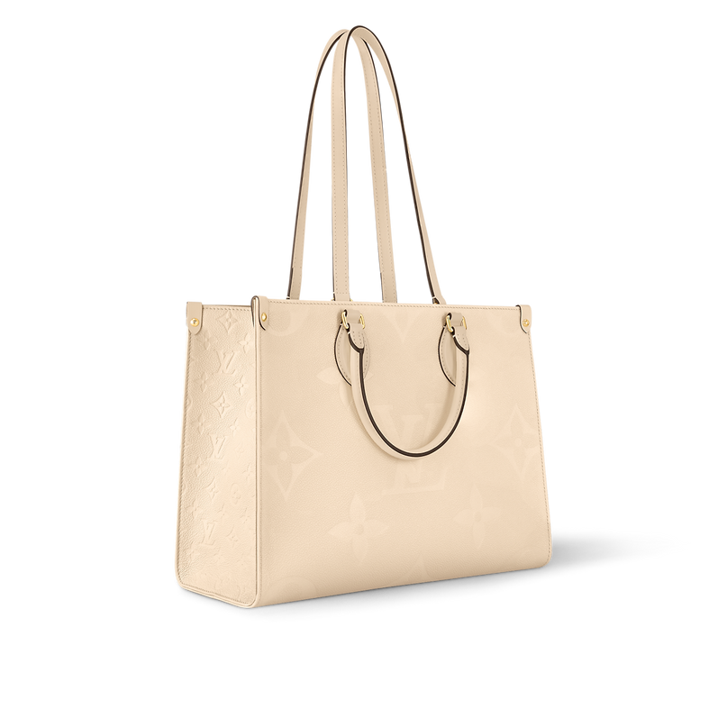 Cabas OnTheGo MM - LV - Blanc Crème