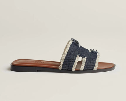 Sandales Oran - Bleu brut - Hermes