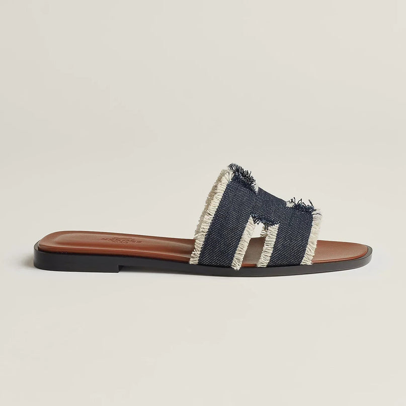 Sandales Oran - Bleu brut - Hermes