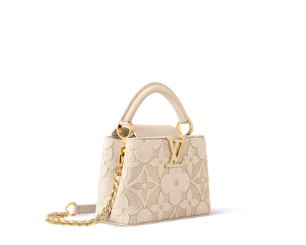 Sac Capucines Mini - LV - Blanc cassé
