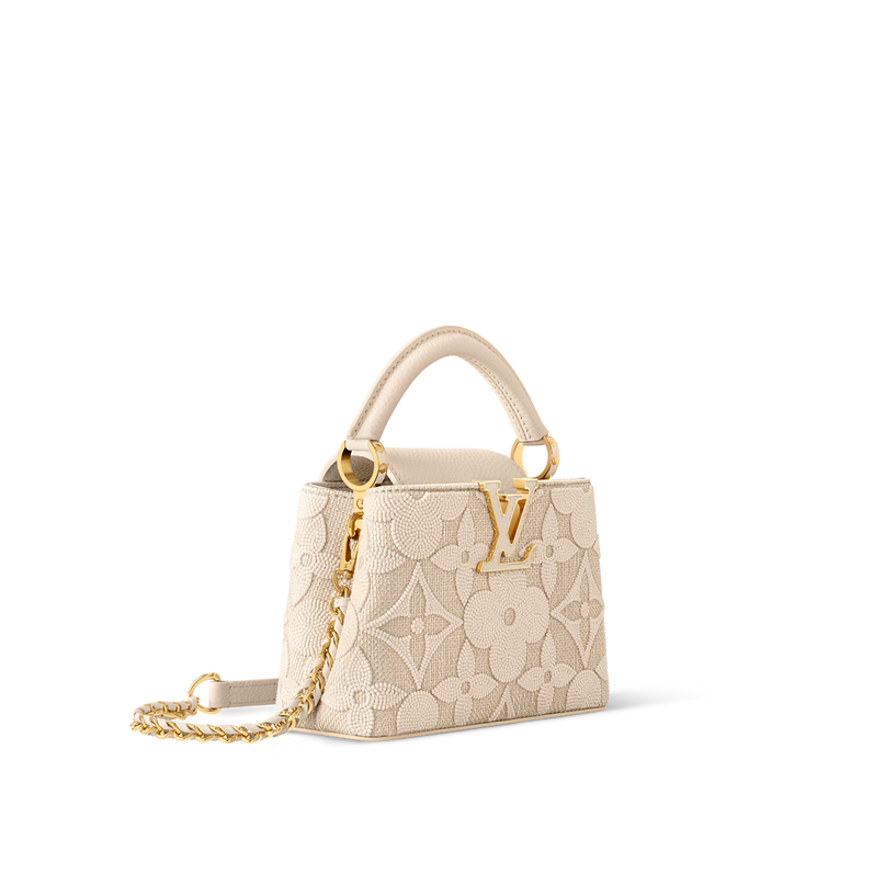 Sac Capucines Mini - LV - Blanc cassé