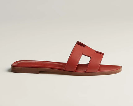 Sandales Oran - Orange brûlé - Hermes