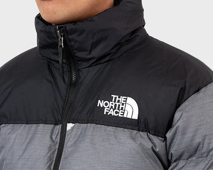 Grey Retro Nuptse 700 Pour Homme