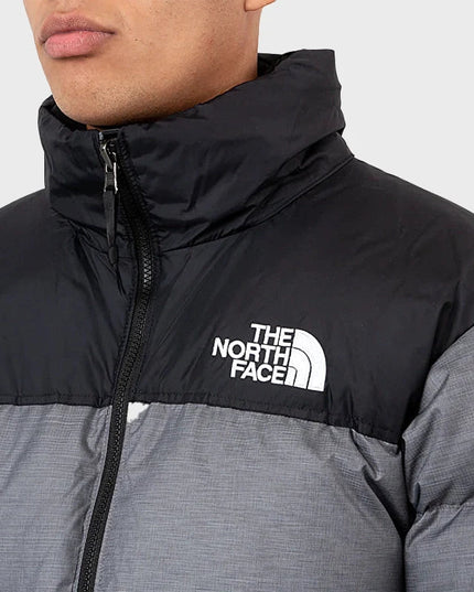 Grey Retro Nuptse 700 Pour Homme