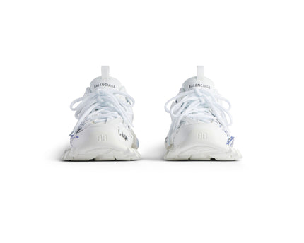 SNEAKER TRACK AUTOGRAPHE EN BLANC/NOIR/BLEU/ROUGE