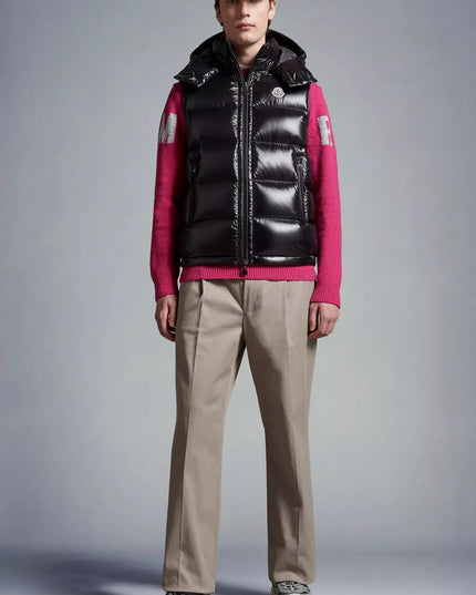 MONCLER - Doudoune sans manches Noir