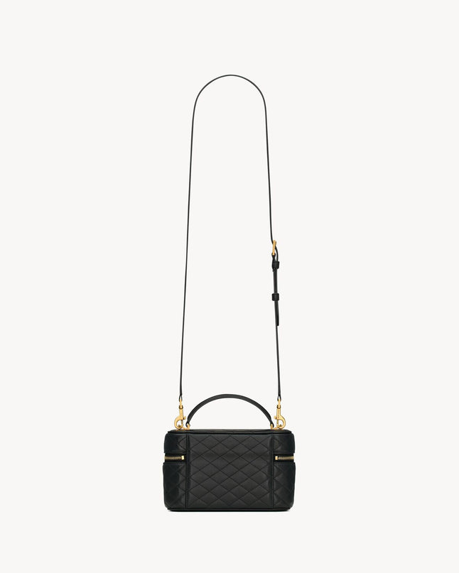 GABY VANITY BAG EN CUIR D’AGNEAU - YSL - NOIR