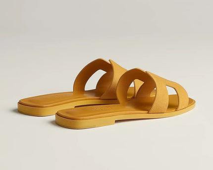 Sandales Oran - Laiton jaune - Hermes