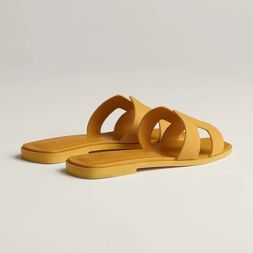 Sandales Oran - Laiton jaune - Hermes