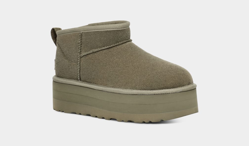 Botte UGG Classic Ultra Mini À Plateforme - Vert