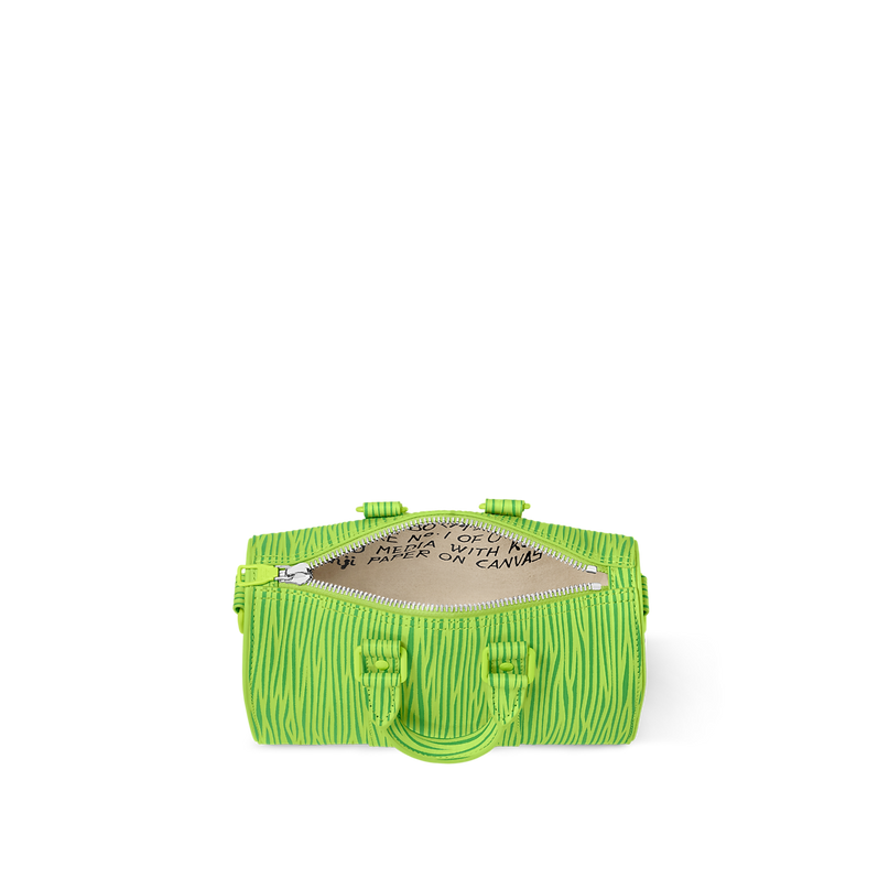 LV x Park Seo-Bo - Sac Keepall Bandoulière 25 - Vert
