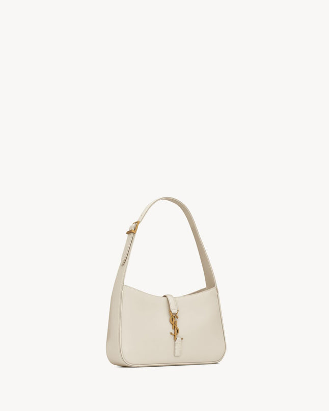 LE 5 À 7 EN CUIR LISSE  - YSL - Blanc