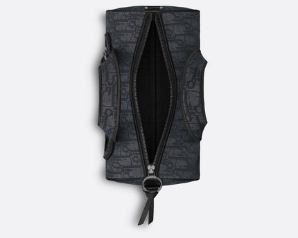 Sac Messenger zippé Dior - Noir