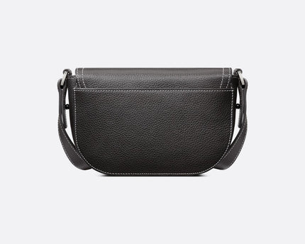 Mini sac Messenger Dior à rabat Saddle - Noir