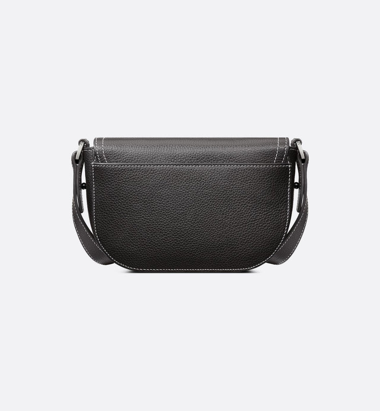 Mini sac Messenger Dior à rabat Saddle - Noir