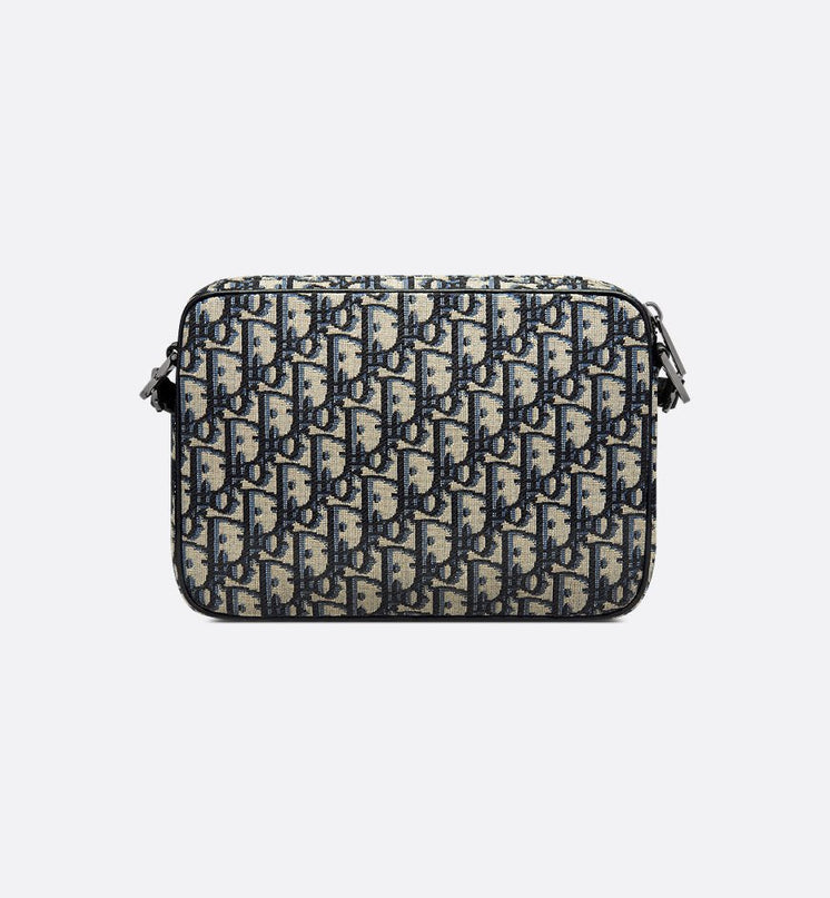 Triple Pouch Saddle Dior Noir et Beige