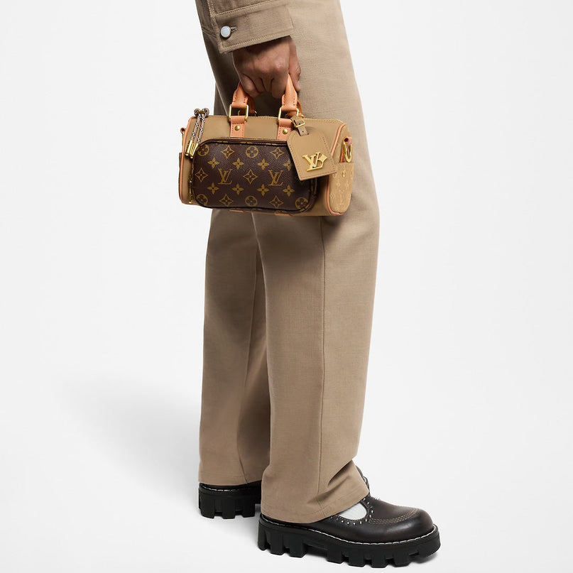 Sac Keepall Bandoulière 25 - LV - Beige