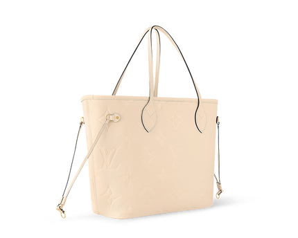 Sac Neverfull MM- LV - Blanc cassé