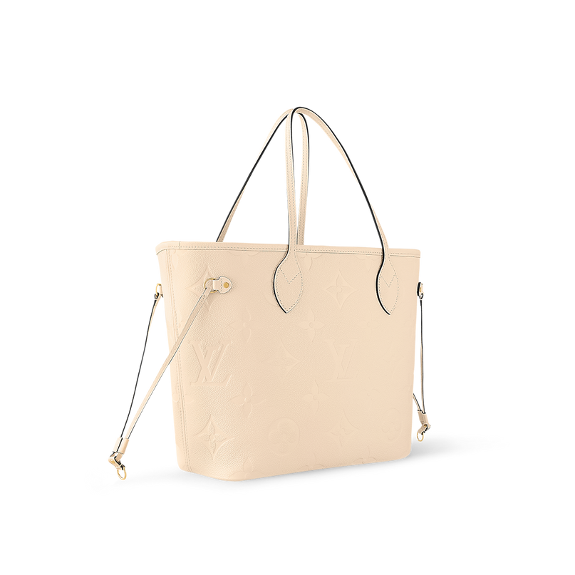 Sac Neverfull MM- LV - Blanc cassé